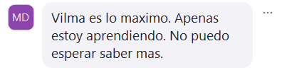 Testimonio 5 sobre Vilma.AI